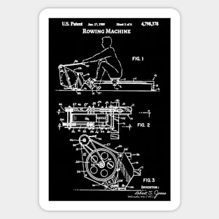 Rowing machine patent, ERG machine lover Sticker